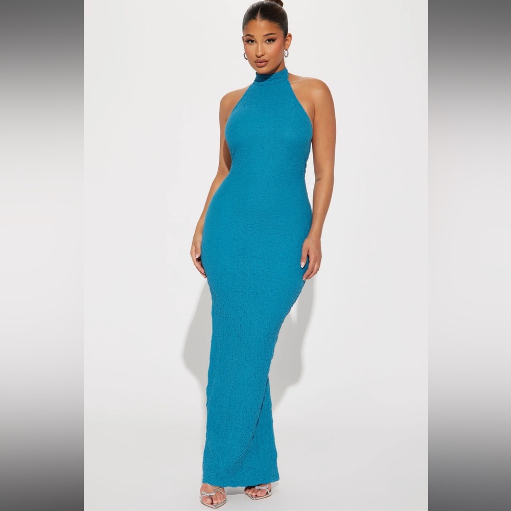 Fashion Nova Tiana Textured Maxi Dress